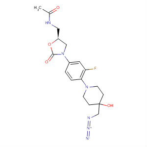 853795-43-4  Acetamide,N-[[(5S)-3-[4-[4-(azidomethyl)-4-hydroxy-1-piperidinyl]-3-fluorophenyl]-2-oxo-5-oxazolidinyl]methyl]-