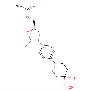 853796-53-9  Acetamide,N-[[(5S)-3-[4-[4-hydroxy-4-(hydroxymethyl)-1-piperidinyl]phenyl]-2-oxo-5-oxazolidinyl]methyl]-