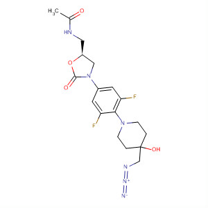 853797-41-8  Acetamide,N-[[(5S)-3-[4-[4-(azidomethyl)-4-hydroxy-1-piperidinyl]-3,5-difluorophenyl]-2-oxo-5-oxazolidinyl]methyl]-