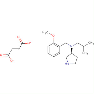 854140-19-5  3-Pyrrolidinamine, N-[(2-methoxyphenyl)methyl]-N-(2-methylpropyl)-,(3S)-, (2E)-2-butenedioate (1:1)