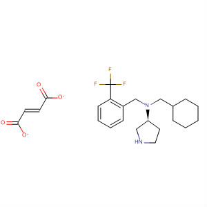 854140-23-1  3-Pyrrolidinamine,N-(cyclohexylmethyl)-N-[[2-(trifluoromethyl)phenyl]methyl]-, (3S)-,(2E)-2-butenedioate (1:1)