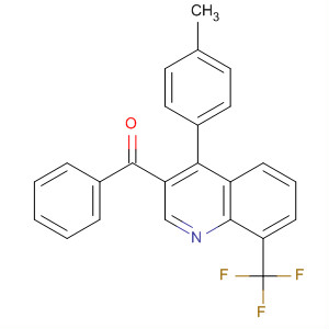 854765-43-8  Methanone, [4-(4-methylphenyl)-8-(trifluoromethyl)-3-quinolinyl]phenyl-