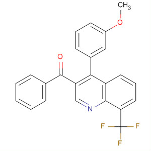 854765-82-5  Methanone, [4-(3-methoxyphenyl)-8-(trifluoromethyl)-3-quinolinyl]phenyl-