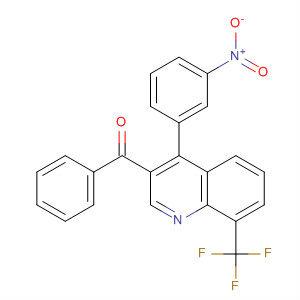 854768-20-0  Methanone, [4-(3-nitrophenyl)-8-(trifluoromethyl)-3-quinolinyl]phenyl-