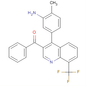 854768-42-6  Methanone,[4-(3-amino-4-methylphenyl)-8-(trifluoromethyl)-3-quinolinyl]phenyl-