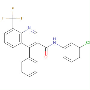 854769-46-3  3-Quinolinecarboxamide,N-(3-chlorophenyl)-4-phenyl-8-(trifluoromethyl)-
