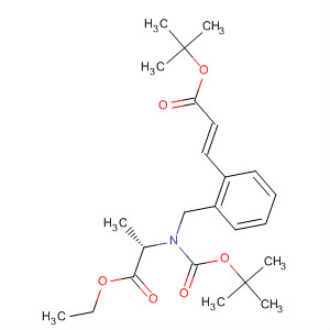 854931-39-8  2-Propenoic acid,3-[2-[[[(1,1-dimethylethoxy)carbonyl][(1S)-2-ethoxy-1-methyl-2-oxoethyl]amino]methyl]phenyl]-, 1,1-dimethylethyl ester, (2E)-