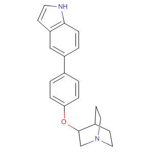 855291-08-6  1-Azabicyclo[2.2.2]octane, 3-[4-(1H-indol-5-yl)phenoxy]-