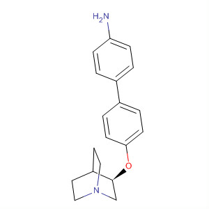 855302-40-8  [1,1'-Biphenyl]-4-amine, 4'-[(3R)-1-azabicyclo[2.2.2]oct-3-yloxy]-
