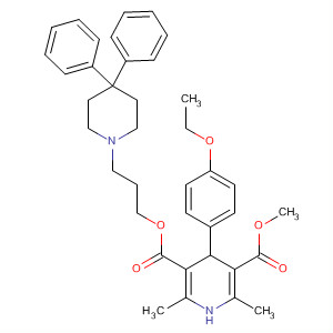 855311-49-8  3,5-Pyridinedicarboxylic acid,4-(4-ethoxyphenyl)-1,4-dihydro-2,6-dimethyl-,3-(4,4-diphenyl-1-piperidinyl)propyl methyl ester