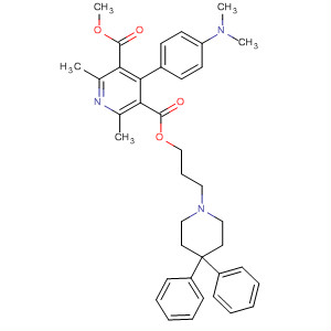 855311-67-0  3,5-Pyridinedicarboxylic acid,4-[4-(dimethylamino)phenyl]-2,6-dimethyl-,3-(4,4-diphenyl-1-piperidinyl)propyl methyl ester