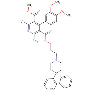 855311-72-7  3,5-Pyridinedicarboxylic acid, 4-(3,4-dimethoxyphenyl)-2,6-dimethyl-,3-(4,4-diphenyl-1-piperidinyl)propyl methyl ester