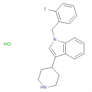 855774-96-8  1H-Indole, 1-[(2-iodophenyl)methyl]-3-(4-piperidinyl)-,monohydrochloride