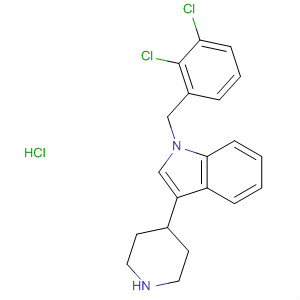 855774-99-1  1H-Indole, 1-[(2,3-dichlorophenyl)methyl]-3-(4-piperidinyl)-,monohydrochloride