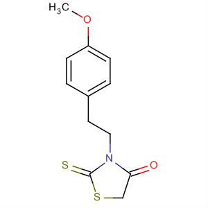 856107-23-8  4-Thiazolidinone, 3-[2-(4-methoxyphenyl)ethyl]-2-thioxo-