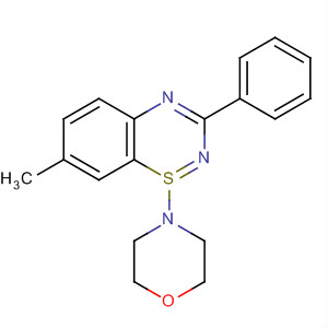 85616-10-0  1l4-1,2,4-Benzothiadiazine, 1-(4-morpholinyl)-7-methyl-3-phenyl-