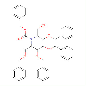 856174-72-6  1-Piperidinecarboxylic acid,2-(hydroxymethyl)-3,4,5-tris(phenylmethoxy)-6-[(phenylmethoxy)methyl]-,phenylmethyl ester, (2R,3S,4R,5S,6R)-