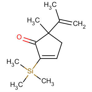 85620-32-2  2-Cyclopenten-1-one, 5-methyl-5-(1-methylethenyl)-2-(trimethylsilyl)-