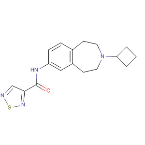 856901-82-1  1,2,5-Thiadiazole-3-carboxamide,N-(3-cyclobutyl-2,3,4,5-tetrahydro-1H-3-benzazepin-7-yl)-