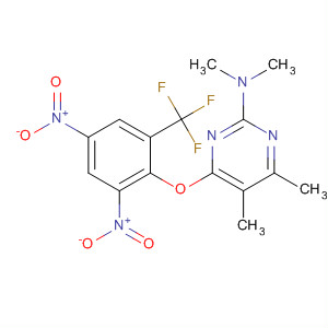 857286-19-2  2-Pyrimidinamine,4-[2,4-dinitro-6-(trifluoromethyl)phenoxy]-N,N,5,6-tetramethyl-