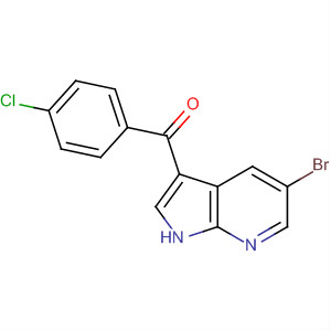 858117-61-0  Methanone, (5-bromo-1H-pyrrolo[2,3-b]pyridin-3-yl)(4-chlorophenyl)-