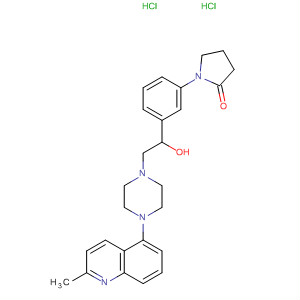 844903-64-6  2-Pyrrolidinone,1-[3-[1-hydroxy-2-[4-(2-methyl-5-quinolinyl)-1-piperazinyl]ethyl]phenyl]-,dihydrochloride