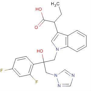 845727-29-9  1H-Indole-3-butanoic acid,1-[2-(2,4-difluorophenyl)-2-hydroxy-3-(1H-1,2,4-triazol-1-yl)propyl]-