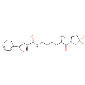 845783-70-2  4-Oxazolecarboxamide,N-[(5S)-5-amino-6-(3,3-difluoro-1-pyrrolidinyl)-6-oxohexyl]-2-phenyl-