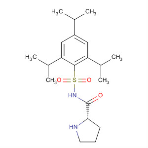 847069-16-3  2-Pyrrolidinecarboxamide, N-[[2,4,6-tris(1-methylethyl)phenyl]sulfonyl]-,(2S)-