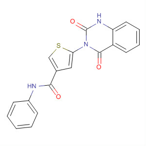 847168-32-5  3-Thiophenecarboxamide,5-(1,4-dihydro-2,4-dioxo-3(2H)-quinazolinyl)-N-phenyl-