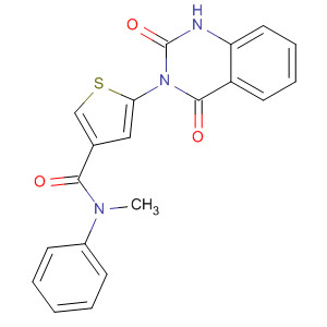 847168-33-6  3-Thiophenecarboxamide,5-(1,4-dihydro-2,4-dioxo-3(2H)-quinazolinyl)-N-methyl-N-phenyl-