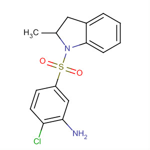 847171-34-0  1H-Indole, 1-[(3-amino-4-chlorophenyl)sulfonyl]-2,3-dihydro-2-methyl-