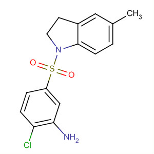847171-35-1  1H-Indole, 1-[(3-amino-4-chlorophenyl)sulfonyl]-2,3-dihydro-5-methyl-