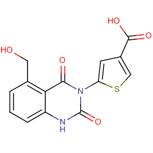 847172-68-3  3-Thiophenecarboxylic acid,5-[1,4-dihydro-5-(hydroxymethyl)-2,4-dioxo-3(2H)-quinazolinyl]-