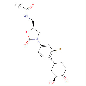 847256-95-5  Acetamide,N-[[(5S)-3-[3-fluoro-4-[(1R,3S)-3-hydroxy-4-oxocyclohexyl]phenyl]-2-oxo-5-oxazolidinyl]methyl]-