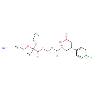 847352-84-5  3,6,8-Trioxa-10-azatetradecan-14-oic acid,12-(4-chlorophenyl)-4-ethoxy-4-methyl-5,9-dioxo-, monosodium salt,(12R)-