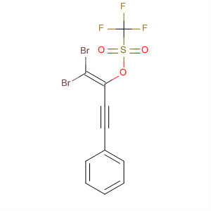 847363-92-2  Methanesulfonic acid, trifluoro-,1-(dibromomethylene)-3-phenyl-2-propynyl ester