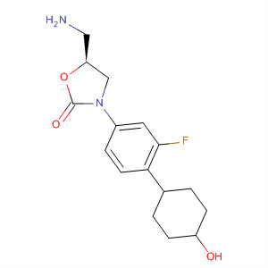 847371-44-2  2-Oxazolidinone,5-(aminomethyl)-3-[3-fluoro-4-(4-hydroxycyclohexyl)phenyl]-, (5S)-