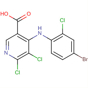 847373-08-4  3-Pyridinecarboxylic acid,4-[(4-bromo-2-chlorophenyl)amino]-5,6-dichloro-