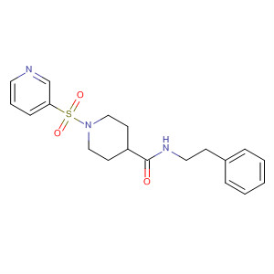 847401-68-7  4-Piperidinecarboxamide, N-(2-phenylethyl)-1-(3-pyridinylsulfonyl)- 847401-68-7  4-Piperidinecarboxamide, N-(2-phenylethyl)-1-(3-pyridinylsulfonyl)-