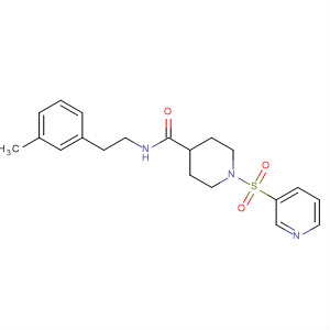 847401-71-2  4-Piperidinecarboxamide,N-[2-(3-methylphenyl)ethyl]-1-(3-pyridinylsulfonyl)-