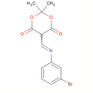 847436-83-3  1,3-Dioxane-4,6-dione, 5-[[(3-bromophenyl)imino]methyl]-2,2-dimethyl-