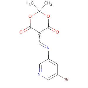 847436-88-8  1,3-Dioxane-4,6-dione,5-[[(5-bromo-3-pyridinyl)imino]methyl]-2,2-dimethyl-