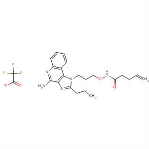 847437-80-3  4-Pentenamide,N-[3-(4-amino-2-propyl-1H-imidazo[4,5-c]quinolin-1-yl)propoxy]-,trifluoroacetate