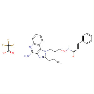 847438-28-2  2-Propenamide,N-[3-(4-amino-2-propyl-1H-imidazo[4,5-c]quinolin-1-yl)propoxy]-3-phenyl-, trifluoroacetate