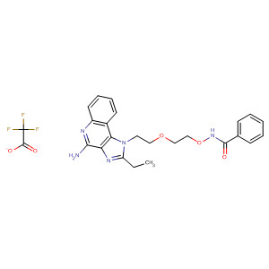 847439-13-8  Benzamide,N-[2-[2-(4-amino-2-ethyl-1H-imidazo[4,5-c]quinolin-1-yl)ethoxy]ethoxy]-,trifluoroacetate