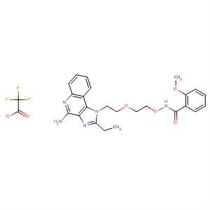847439-19-4  Benzamide,N-[2-[2-(4-amino-2-ethyl-1H-imidazo[4,5-c]quinolin-1-yl)ethoxy]ethoxy]-2-methoxy-, trifluoroacetate