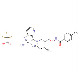 847439-86-5  Benzamide,N-[3-(4-amino-2-propyl-1H-imidazo[4,5-c][1,5]naphthyridin-1-yl)propoxy]-4-methyl-, trifluoroacetate