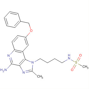 847575-43-3  Methanesulfonamide,N-[4-[4-amino-2-methyl-8-(phenylmethoxy)-1H-imidazo[4,5-c]quinolin-1-yl]butyl]-