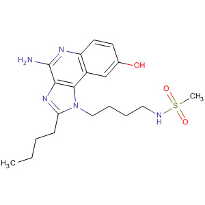 847575-49-9  Methanesulfonamide,N-[4-(4-amino-2-butyl-8-hydroxy-1H-imidazo[4,5-c]quinolin-1-yl)butyl]-